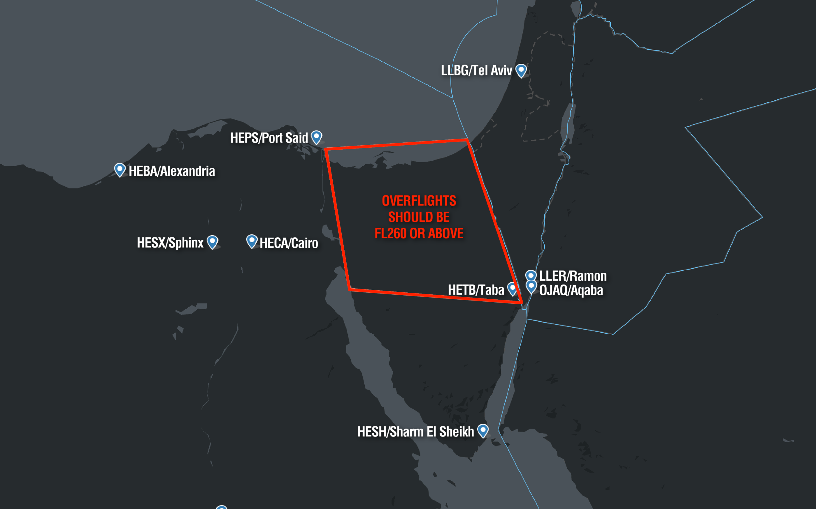 Map – Safe Airspace